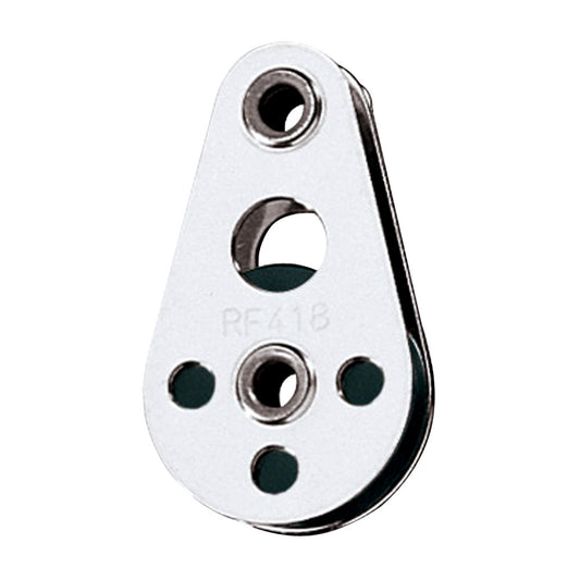 Ronstan Wire Block - Tubular Rivet Head w/Nylatron® Sheave - 25mm(1") Sheave Diameter - Reel Draggin' Tackle