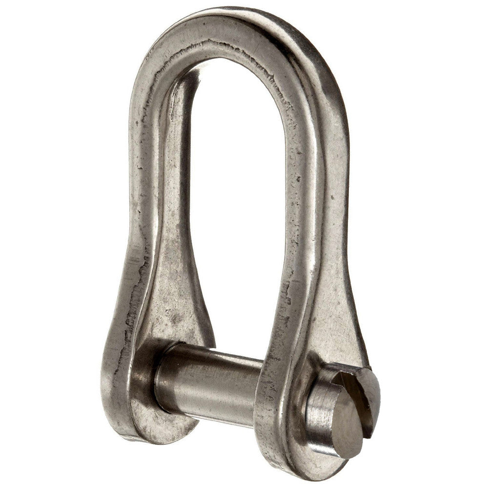 Ronstan Standard Dee Slotted Pin Shackle - 3/16" Pin - 23/32"L x 13/32"W - Reel Draggin' Tackle
