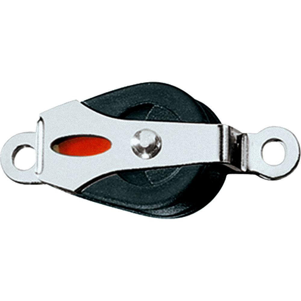 Ronstan Series 20 Ball Bearing Block - Single - Cheek Rivet Mount - Reel Draggin' Tackle