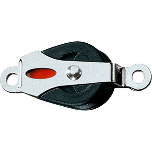 Ronstan Series 20 Ball Bearing Block - Single - Cheek Rivet Mount - Reel Draggin' Tackle