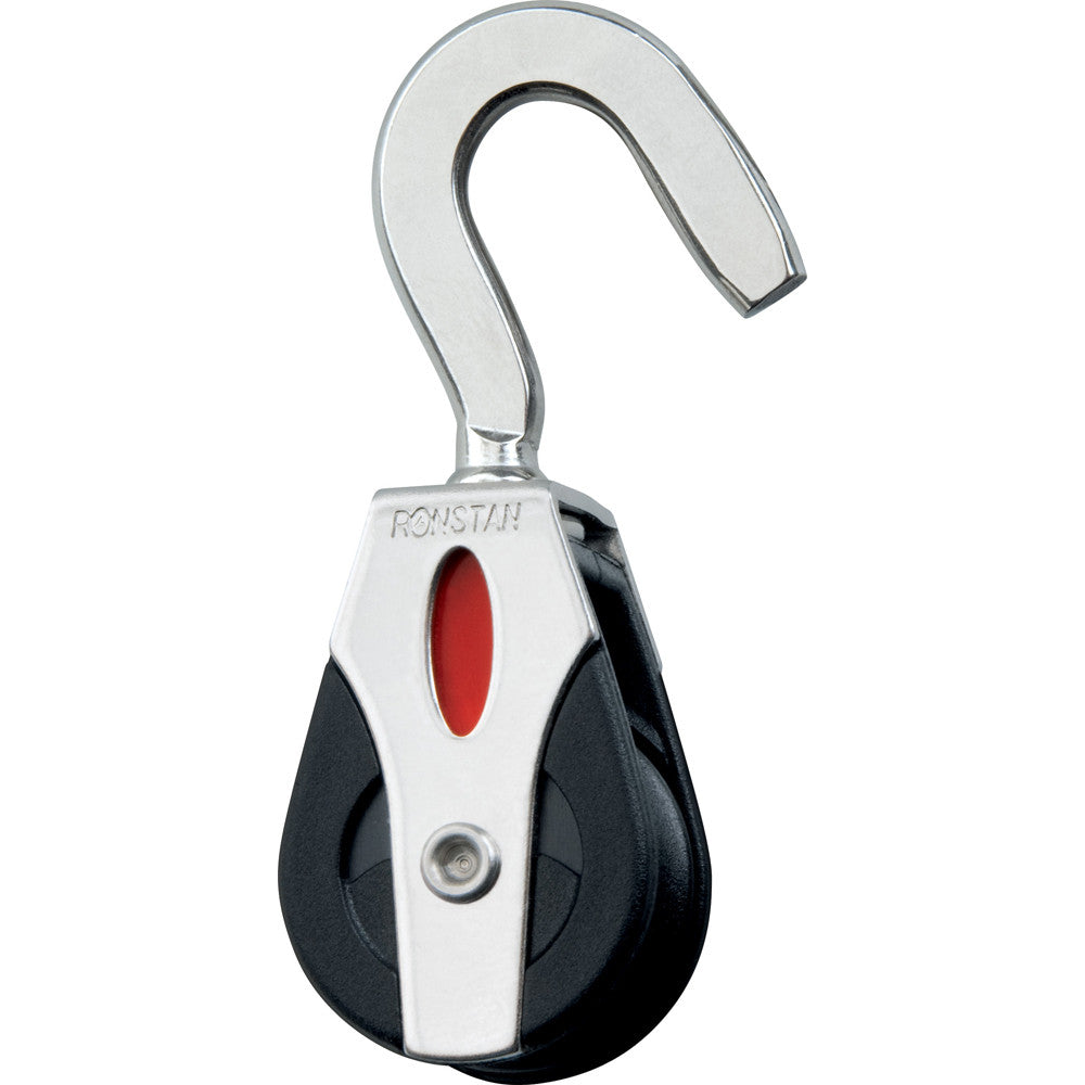 Ronstan Series 20 Ball Bearing Block - Swivel Hook Head - Reel Draggin' Tackle