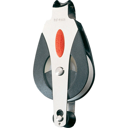 Ronstan Series 40 All Purpose Block - Single - Becket - Loop Top - Reel Draggin' Tackle