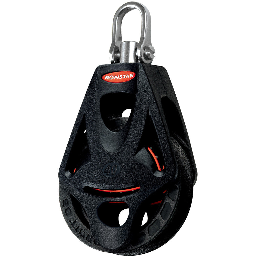 Ronstan Series 40 Ball Bearing Orbit Block - Single - Becket - Swivel Head - Reel Draggin' Tackle