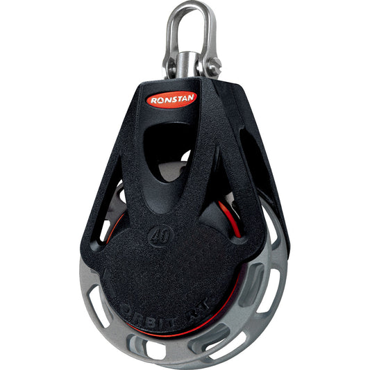 Ronstan Series 40 Ratchet Orbit Block - Single - Auto - Swivel Shackle Head - Reel Draggin' Tackle