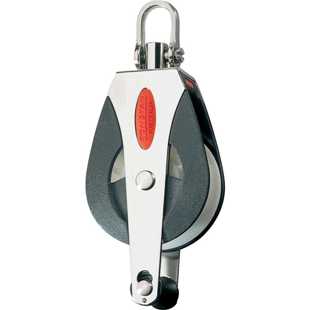 Ronstan Series 50 All Purpose Block - Single - Becket - Universal Head - Reel Draggin' Tackle