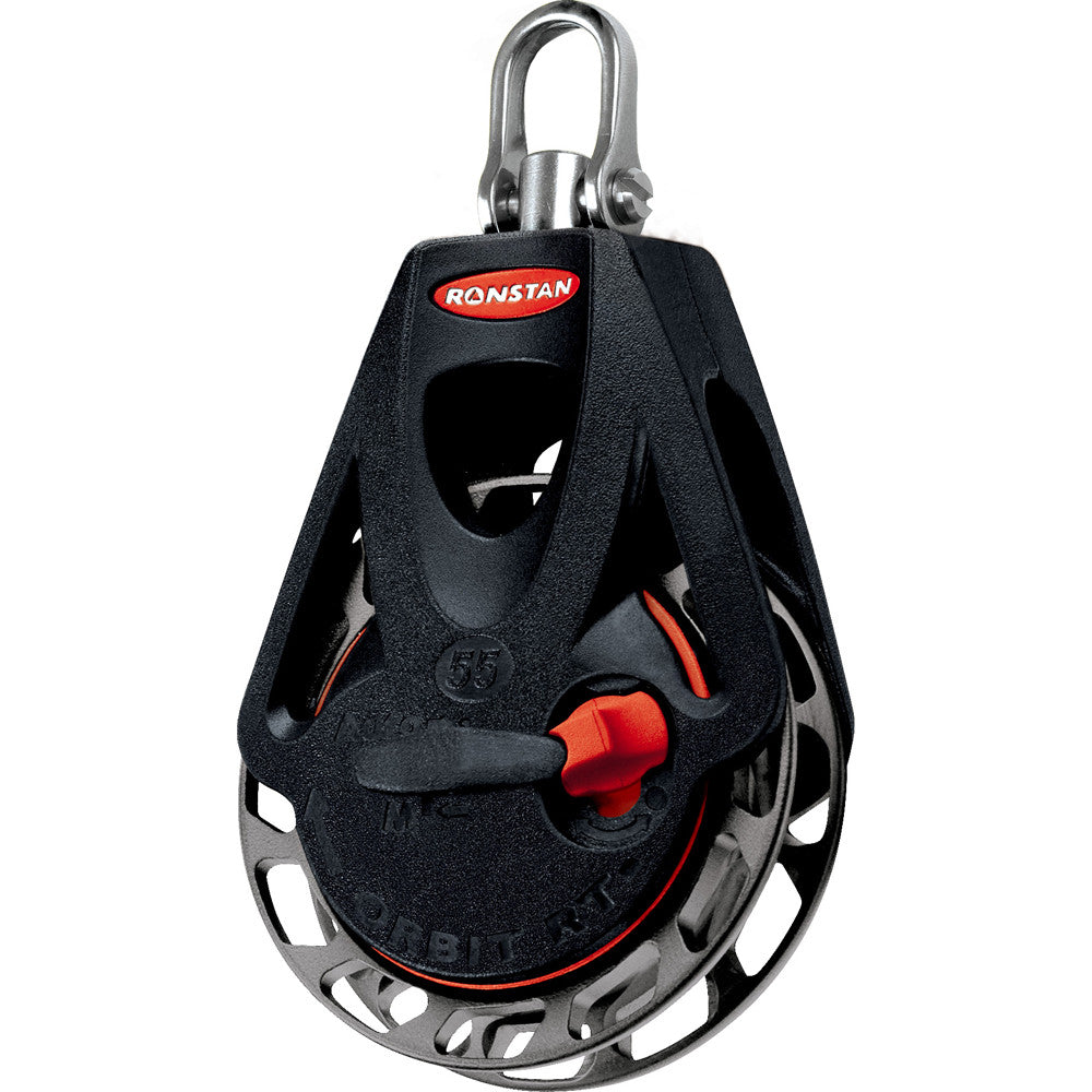 Ronstan Series 55 Ratchet Orbit Block - Single - Swivel Head - Auto & Manual - Reel Draggin' Tackle