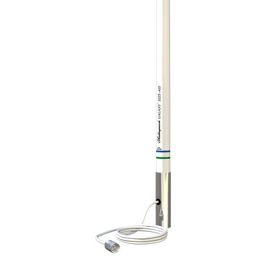 Shakespeare AIS 8' Galaxy Antenna - VHF/AIS - 6dB Stainless Steel Ferrule - Reel Draggin' Tackle