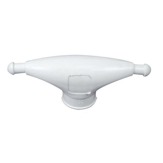 Whitecap Rubber Spreader Boot - Pair - Large - White - Reel Draggin' Tackle