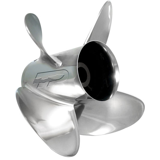 Turning Point Express® EX1-1315-4/EX2-1315-4 Stainless Steel Right-Hand Propeller - 13.5 x 15 - 4-Blade - Reel Draggin' Tackle