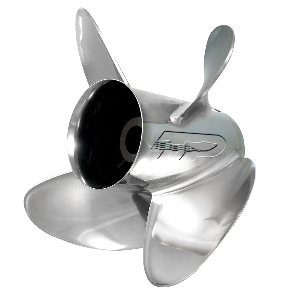 Turning Point Express&#174; EX-1515-4L Stainless Steel Left-Hand Propeller - 15 x 15 - 4-Blade - Reel Draggin' Tackle
