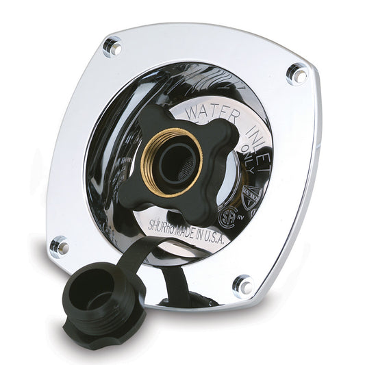 SHURFLO Pressure Reducing City Water Entry - Wall Mount - Chrome - Reel Draggin' Tackle