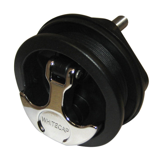 Whitecap T-Handle Latch - Chrome Plated Zamac/Black Nylon - No Lock - Freshwater Use Only - Reel Draggin' Tackle