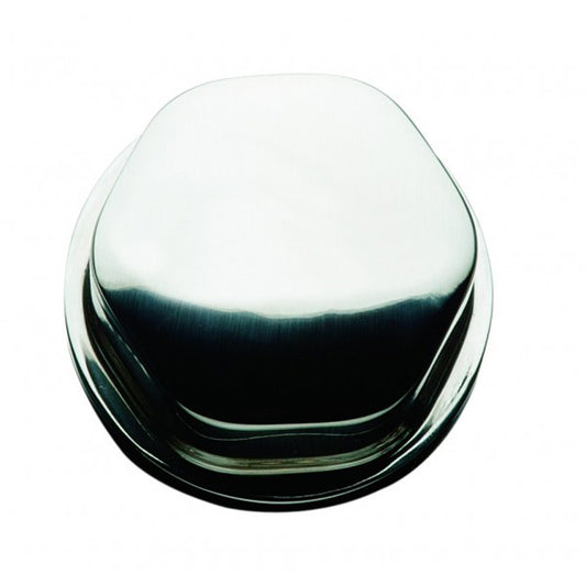 Schmitt Faux Center Nut - Chrome/Plastic - 1/2"& 3/4" Base - For Cast Steering Wheels - Reel Draggin' Tackle