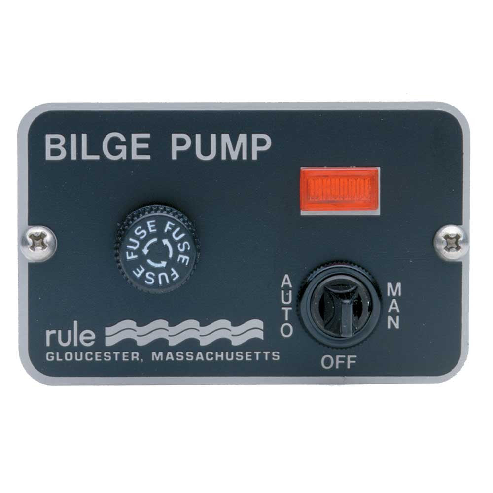 Rule Deluxe 3-Way Panel Lighted Switch f/Auto Float 24/32VDC - Reel Draggin' Tackle