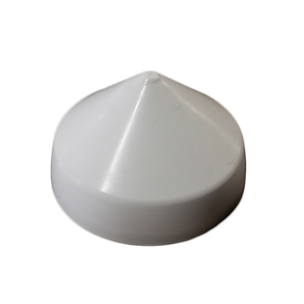 Monarch White Cone Piling Cap - 6&#34; - Reel Draggin' Tackle