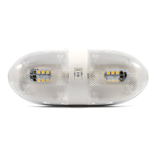 Camco LED Double Dome Light - 12VDC - 320 Lumens - Reel Draggin' Tackle