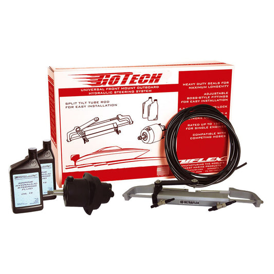 Uflex GoTech 1.0 Universal Front Mount Outboard Hydraulic Steering System - Reel Draggin' Tackle