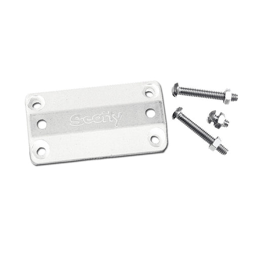 Scotty 242 Rail Mount Adapter - 7/8"-1" - White - Reel Draggin' Tackle