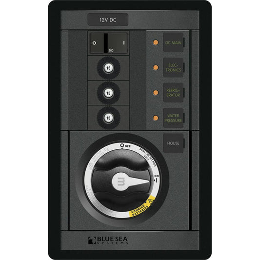 Blue Sea M-Series Dual Circuit Plus, Main + 3 Positions CLB Vertical - Reel Draggin' Tackle