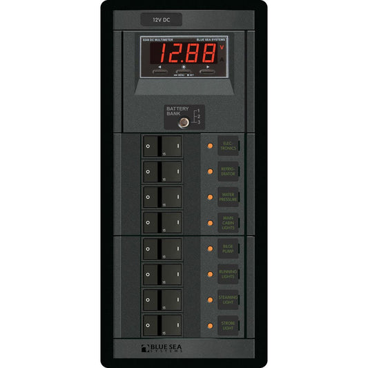 Blue Sea 12V DC 8 Position w/Digital Meter - Reel Draggin' Tackle