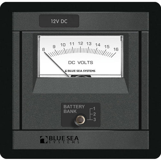 Blue Sea DC Analog Voltmeter Panel - Reel Draggin' Tackle