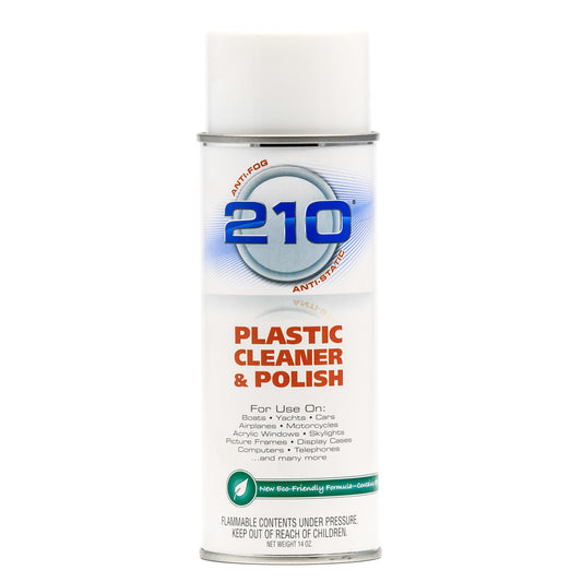 Camco 210 Plastic Cleaner Polish 14oz Spray - Reel Draggin' Tackle