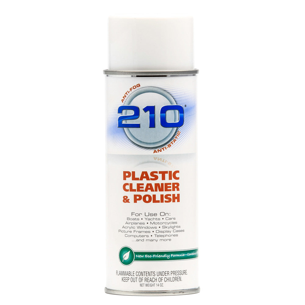 Camco 210 Plastic Cleaner Polish - 14oz Spray - Case of 12 - Reel Draggin' Tackle