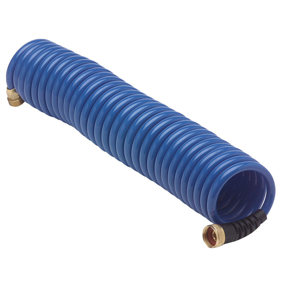 HoseCoil Blue Hose w/Flex Relief - 25' - Reel Draggin' Tackle