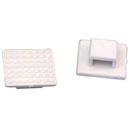Weld Mount AT-3 Small White Nylon Tie Mount - Qty. 500 - Reel Draggin' Tackle