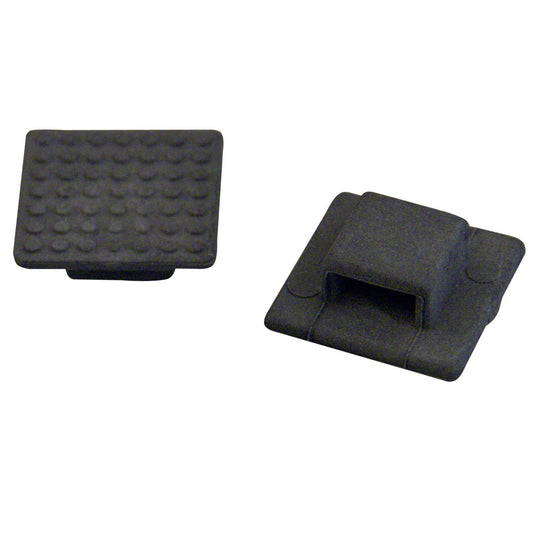 Weld Mount AT-3B Small Black Nylon Wire Tie Mount - Qty. 500 - Reel Draggin' Tackle