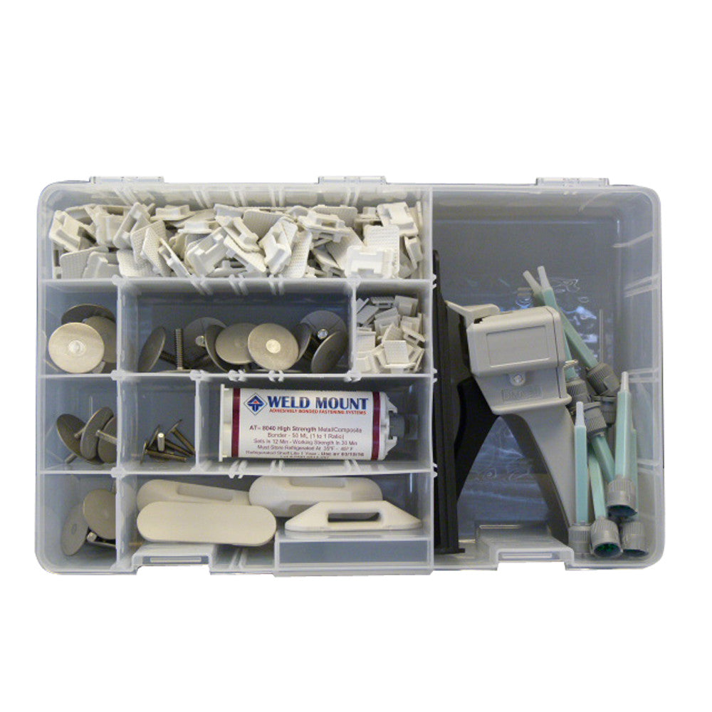 Weld Mount Executive Adhesive & Fastener Kit w/AT-8040 Adhesive - Reel Draggin' Tackle