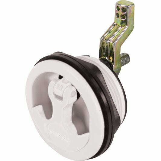 Whitecap Non-Locking Nylon T-Handle - White/White - Reel Draggin' Tackle
