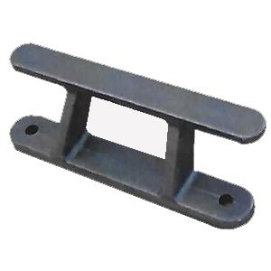 Dock Edge Dock Builders Cleat - Angled Aluminum Rail Cleat - 10" - Reel Draggin' Tackle