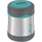 Thermos Foogo Stainless Steel, Vacuum Insulated Food Jar - Teal/Smoke - 10 oz.