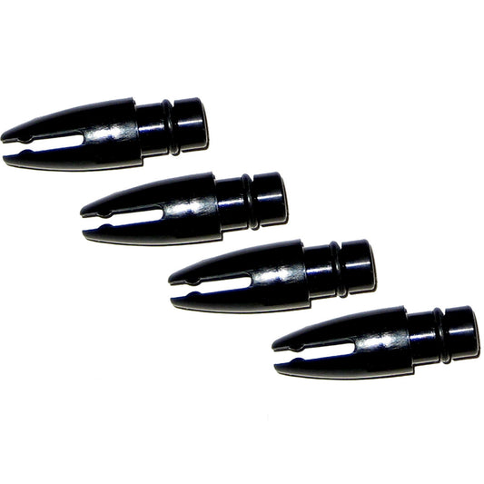 Rupp Replacement Spreader Tips - 4 Pack - Black - Reel Draggin' Tackle