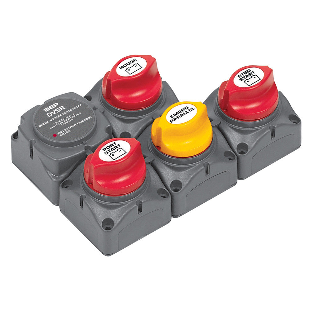 BEP Battery Distribution Cluster f/Twin Inboard Engines w/Three Battery Banks - Reel Draggin' Tackle