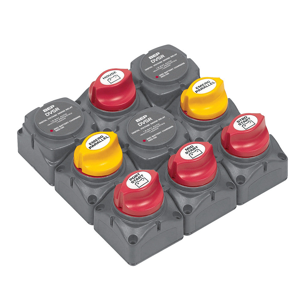 BEP Battery Distribution Cluster f/Triple Outboard Engine w/Four Battery Banks - Reel Draggin' Tackle