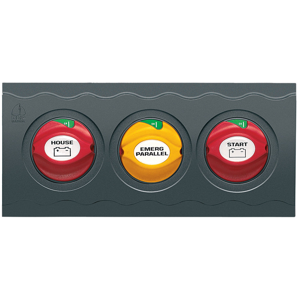 BEP Contour Connect 3 Battery Switch Panel w/3 Disconnects - Reel Draggin' Tackle