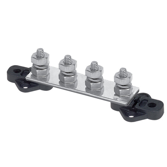 BEP Pro Installer Bus Bar - 4 Way - 150A - 1/4" Studs - Reel Draggin' Tackle