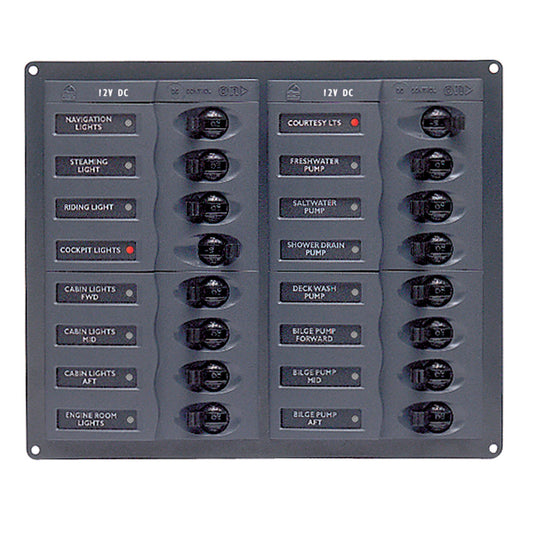 BEP DC Panel - 16-Way - No Meter - Reel Draggin' Tackle