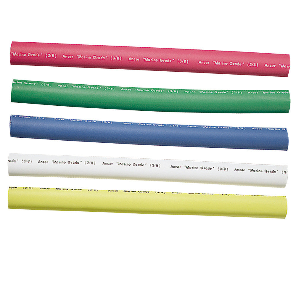 Ancor Adhesive Lined Heat Shrink Tubing - 5-Pack, 6&#34;, 12 to 8 AWG, Assorted Colors - Reel Draggin' Tackle