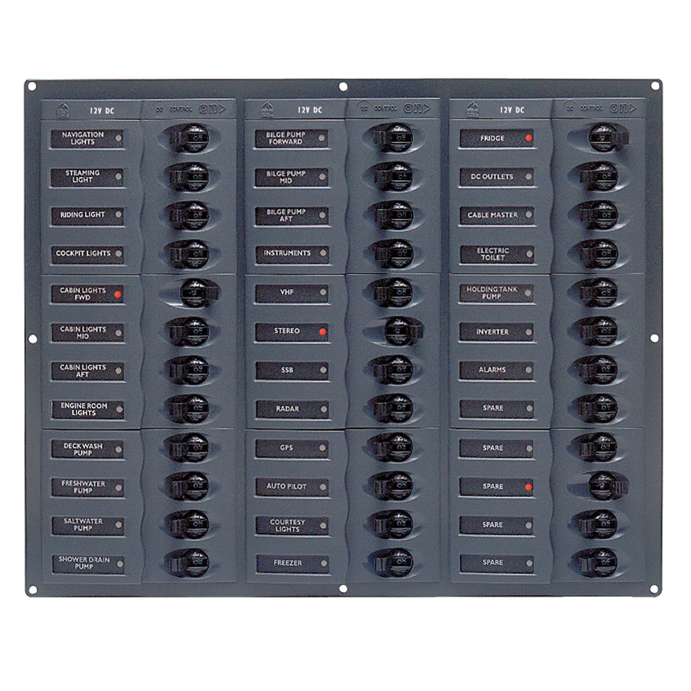 BEP Circuit Breaker Panel - 36-Way - Reel Draggin' Tackle