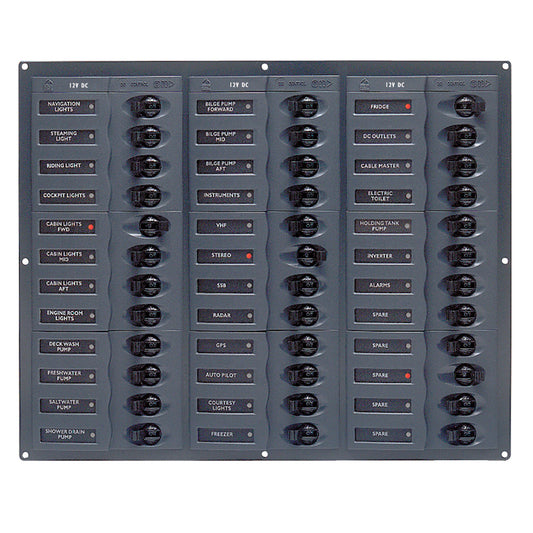 BEP Circuit Breaker Panel - 36-Way - Reel Draggin' Tackle