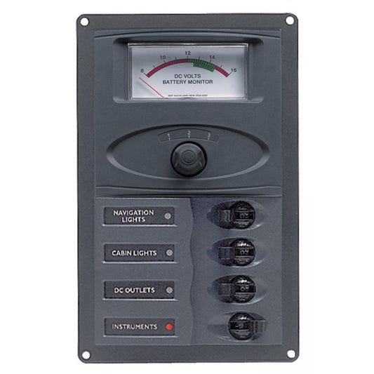 BEP Panel 4SP DC12V Analog Vertical - Reel Draggin' Tackle