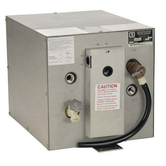 Whale Seaward 6 Gallon Hot Water Heater W/Rear Heat Exchanger Galvanized Steel - Reel Draggin' Tackle