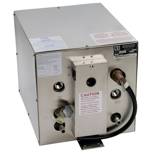 Whale Seaward 6 Gallon Hot Water Heater W/Front Heat Exchanger Stainless Steel Exterior - Reel Draggin' Tackle
