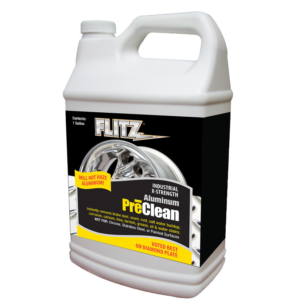 Flitz Metal Pre-Clean - All Metals Including Stainless Steel - Gallon Refill - Reel Draggin' Tackle