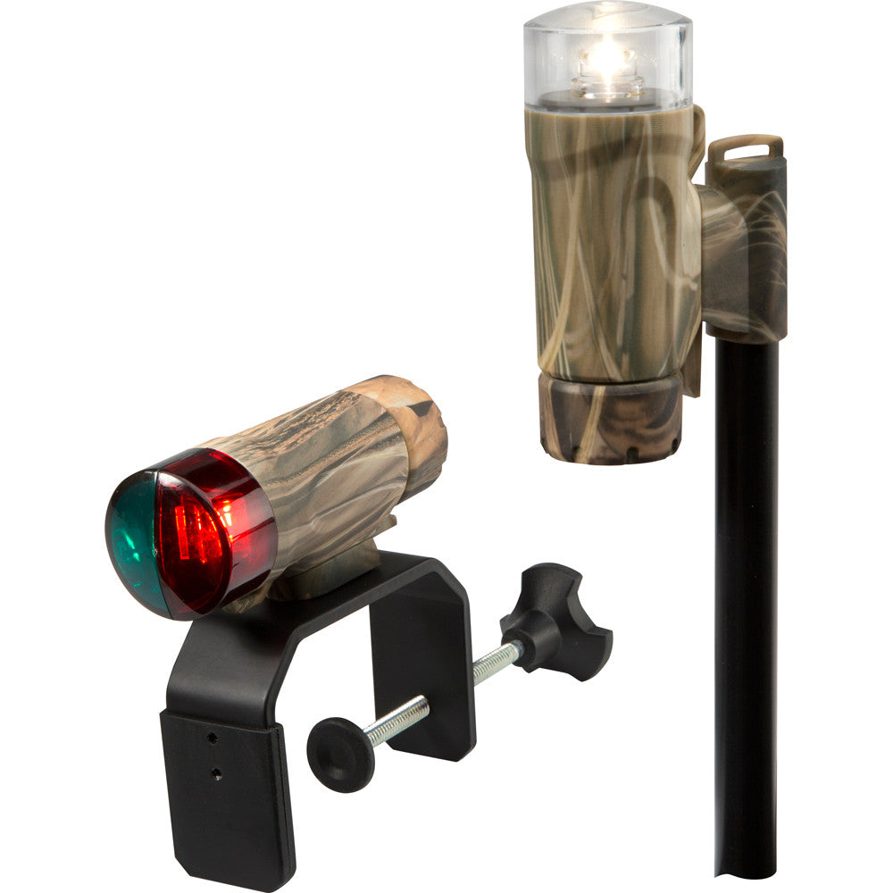 Attwood Clamp-On Portable LED Light Kit - RealTree® Max-4 Camo - Reel Draggin' Tackle