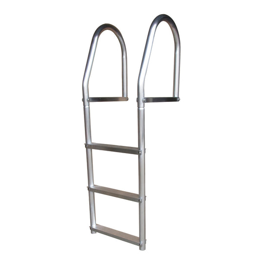 Dock Edge Fixed Eco - Weld Free Aluminum 3-Step Dock Ladder - Reel Draggin' Tackle