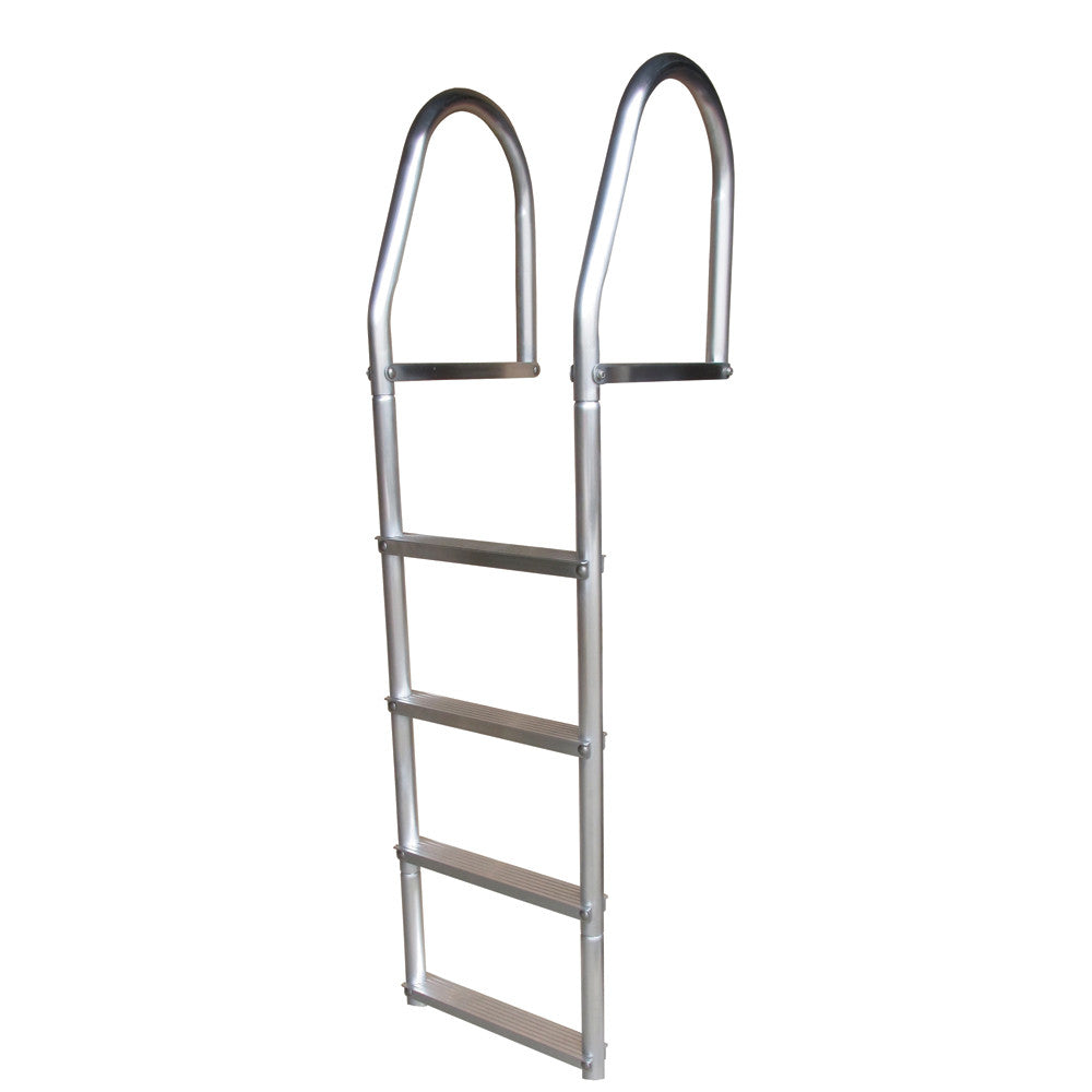 Dock Edge Fixed Eco - Weld Free Aluminum 4-Step Dock Ladder - Reel Draggin' Tackle